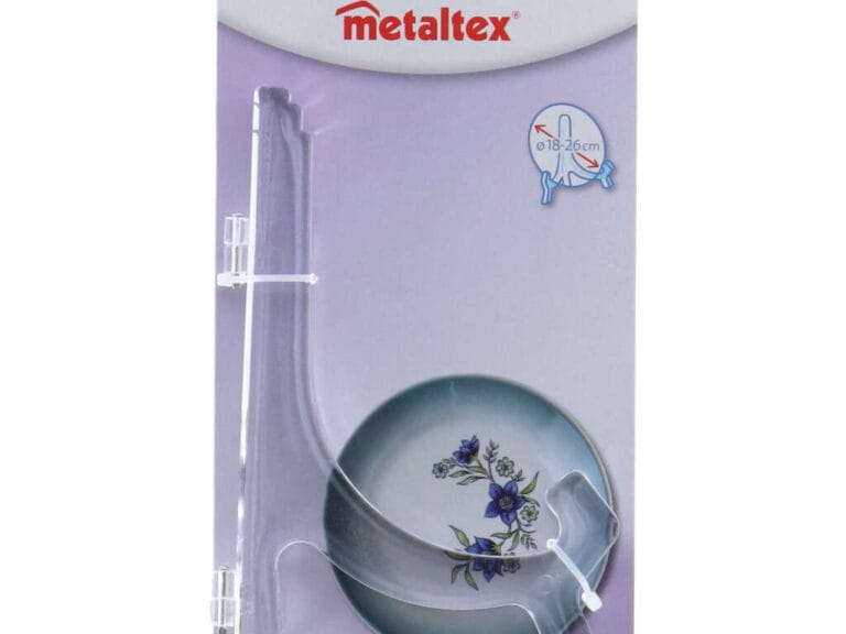 Metaltex Bordenhouder 18-26 cm Transparant