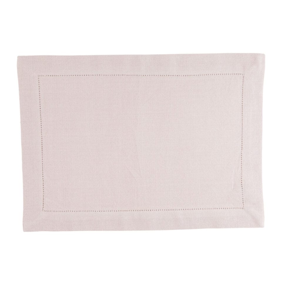 Linen&More Placemats 35x50 cm 4 Stuks Indi Light Pink