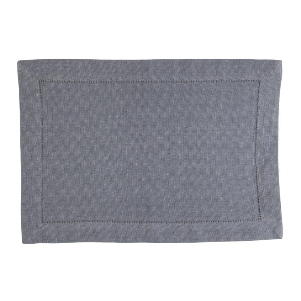 Linen&More Placemats 35x50 cm 4 Stuks Indi Grey