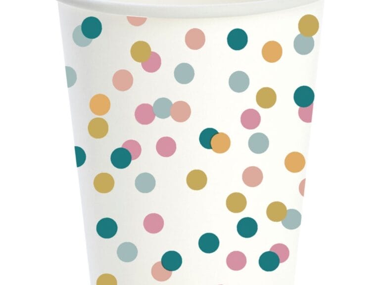 Duni Papieren Bekers Dream Dots 24 cl 10 Stuks