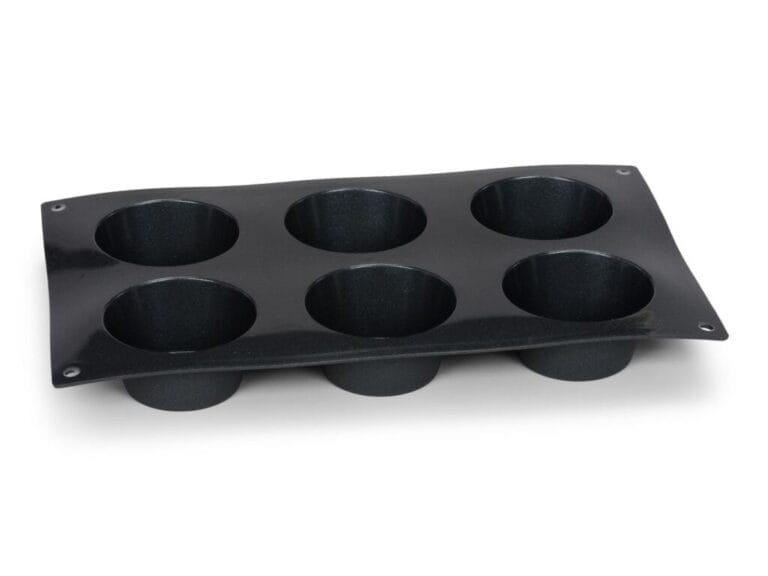 Patisse Muffinvorm 6 Vaks 29x17 cm Zwart/Siliconen