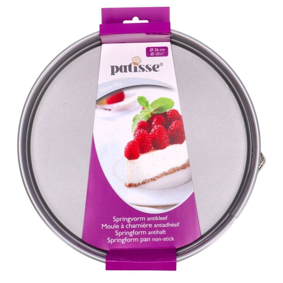 Patisse Silver Top Springvorm 26x6.5 cm Zilver