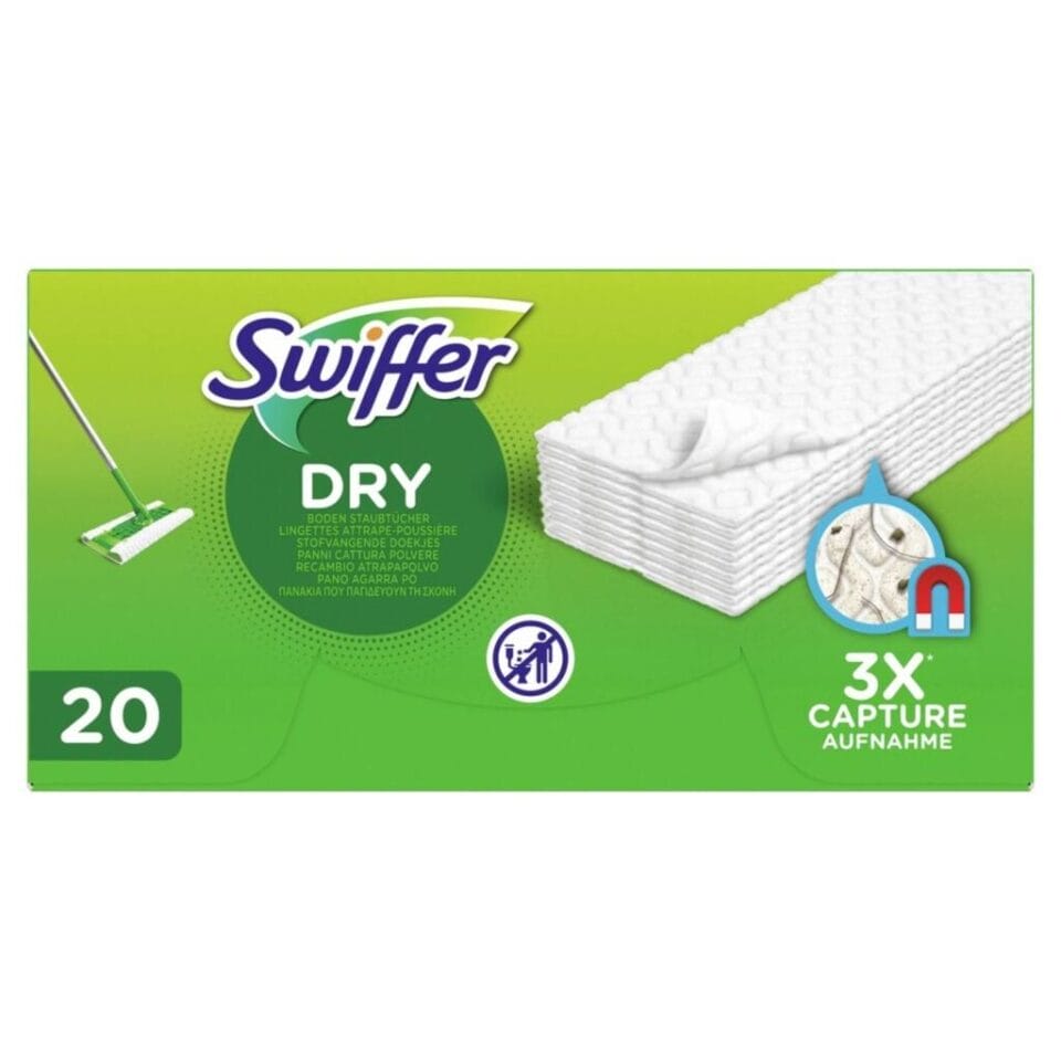 Swiffer Dry Stofvangende Vloerdoekjes 20 Stuks