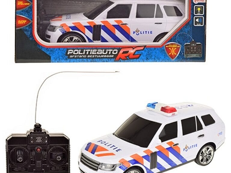 Toi-Toys RC Politieauto + Licht en Geluid 24 cm