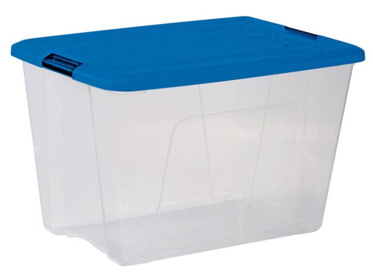 Iris Topbox Opbergbox 60L 57.5x39x36.5 cm Blauw/Transparant