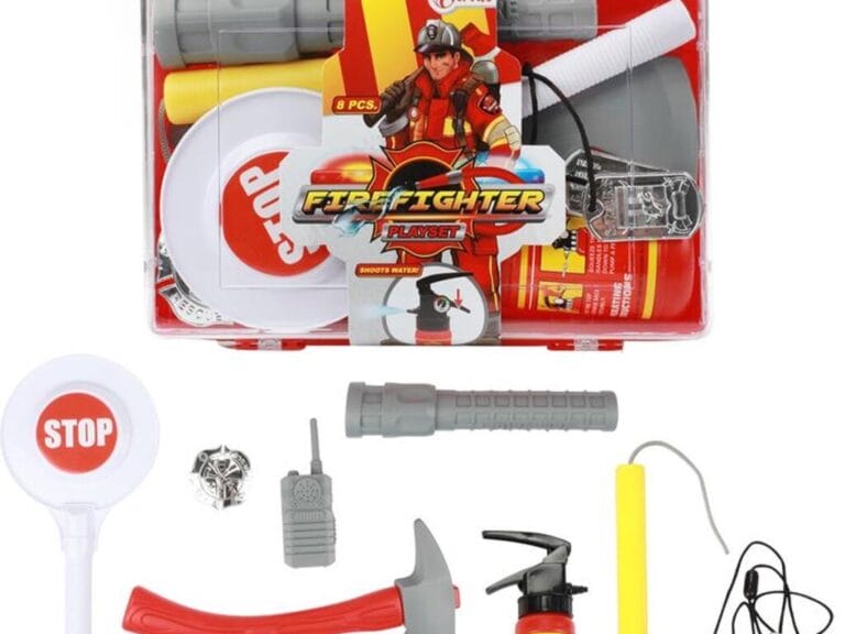 Toi Toys Fire Fighter Brandweerkoffer met Accessoires 25x16x6cm