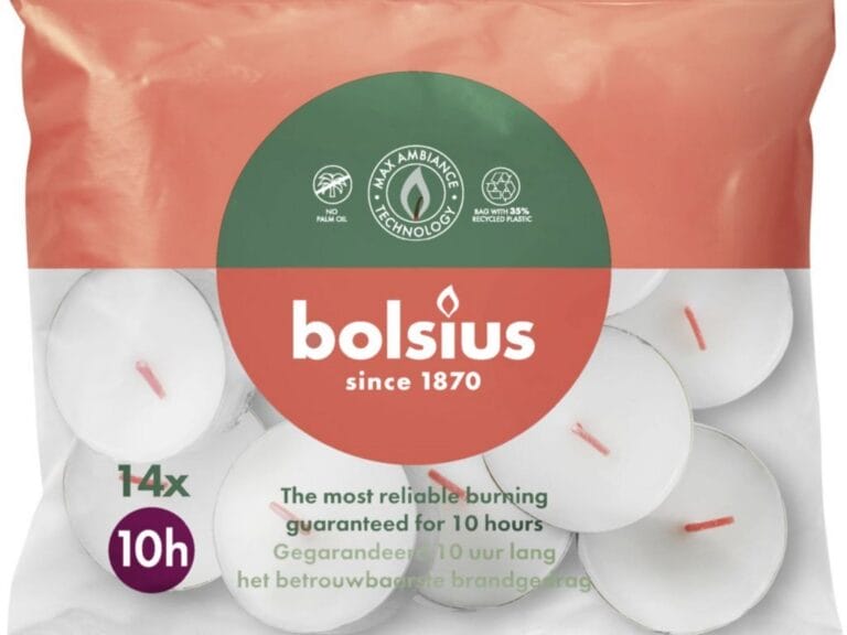 Bolsius Maxi Theelichten Branduur 10 14 Stuks