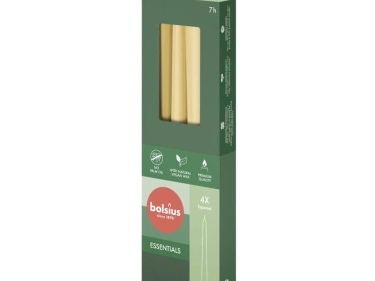 Bolsius Gotische Kaarsen 4 Stuks Oat Beige