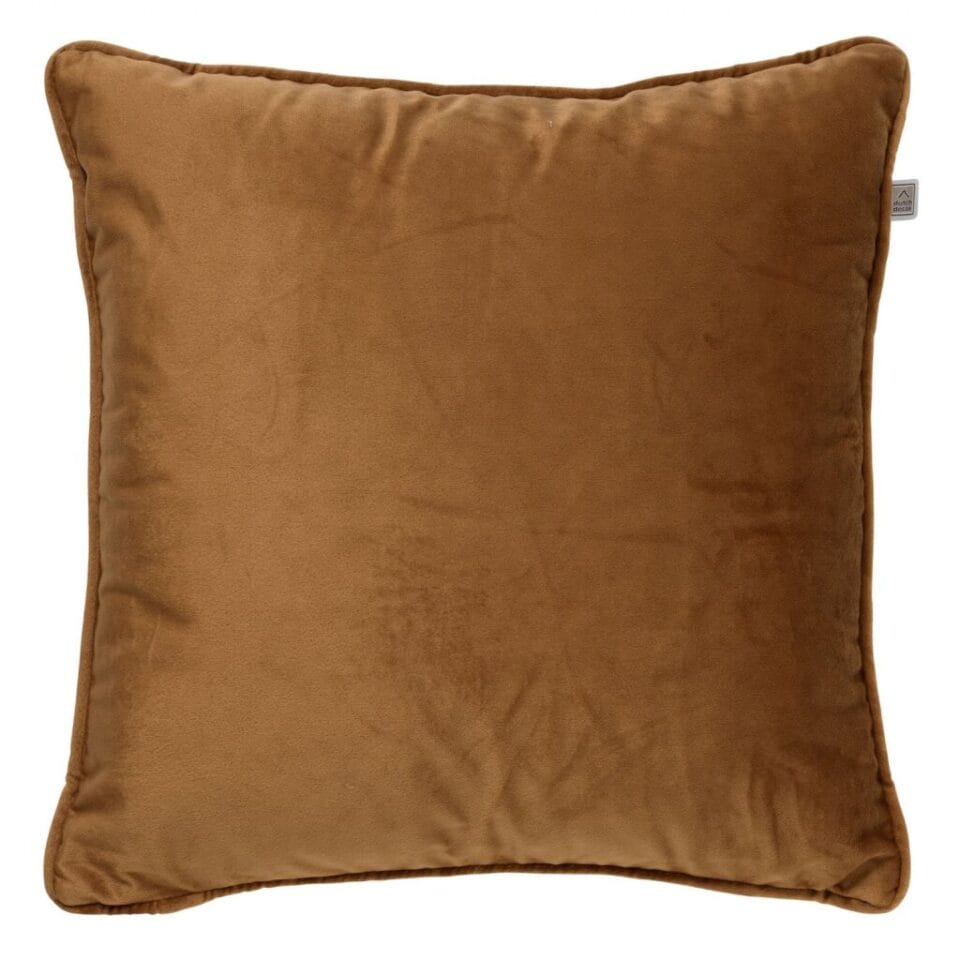 Dutch Decor Kussen Finn 45x45 Cm Tobacco Brown