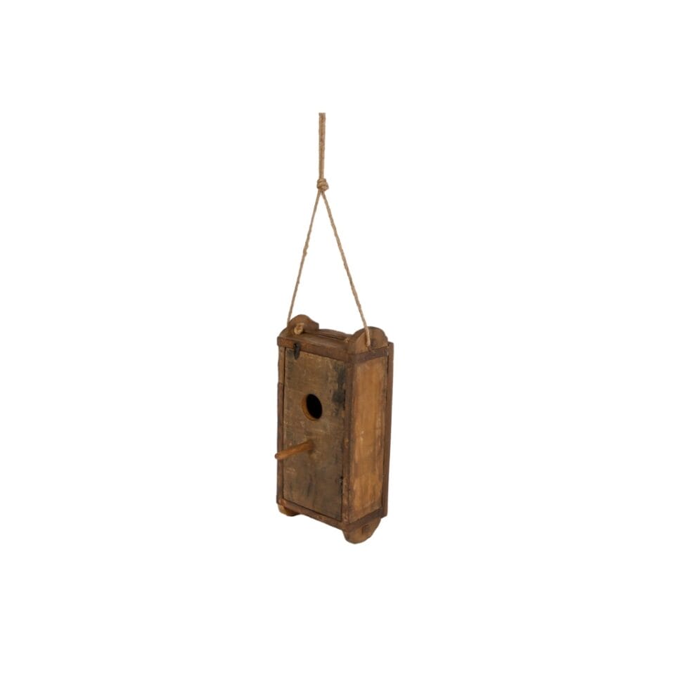 Vogelhuis Brick Mould Naturel Recycle Hout 30x15x12cm