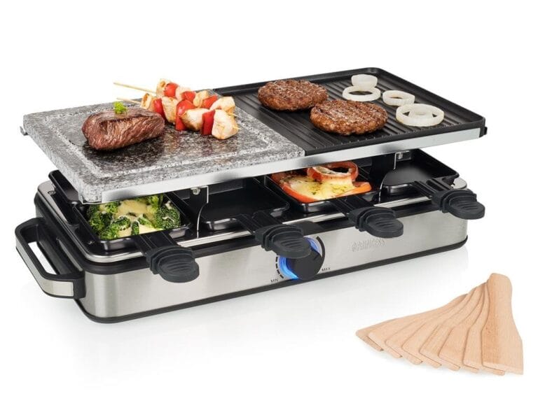 Princess 162635 Raclette 8 Steen en Grill Deluxe