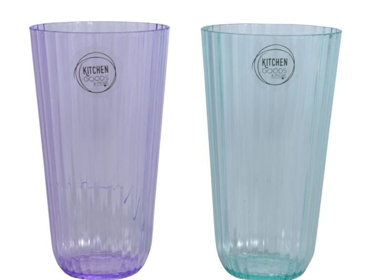 Drinkglas Kunststof 2 Assorti Kleur 15cm