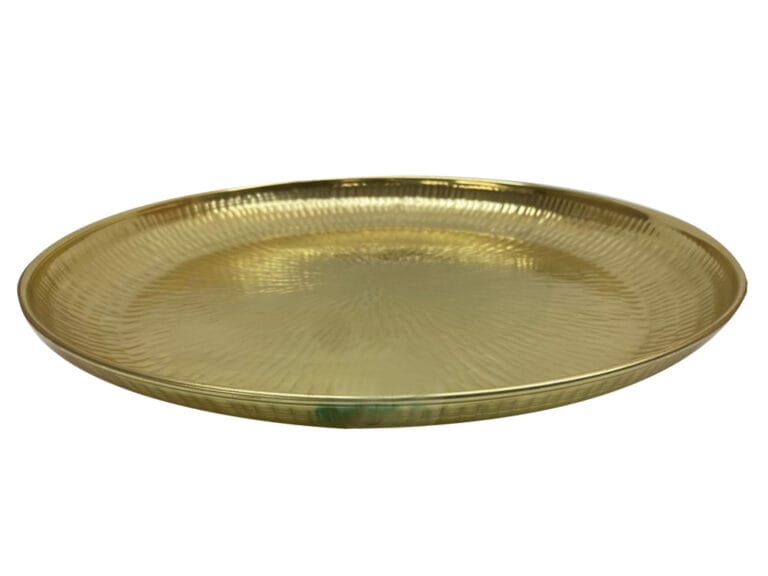 Metalen Bord 40 cm Goud