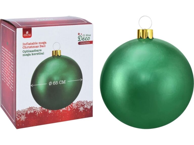 Kerstbal Opblaasbaar 65 cm Groen