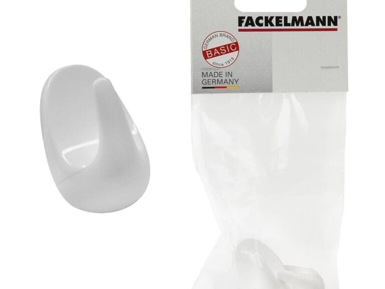 Fackelmann Basic Theedoek Haken 4 cm Wit 2 Stuks