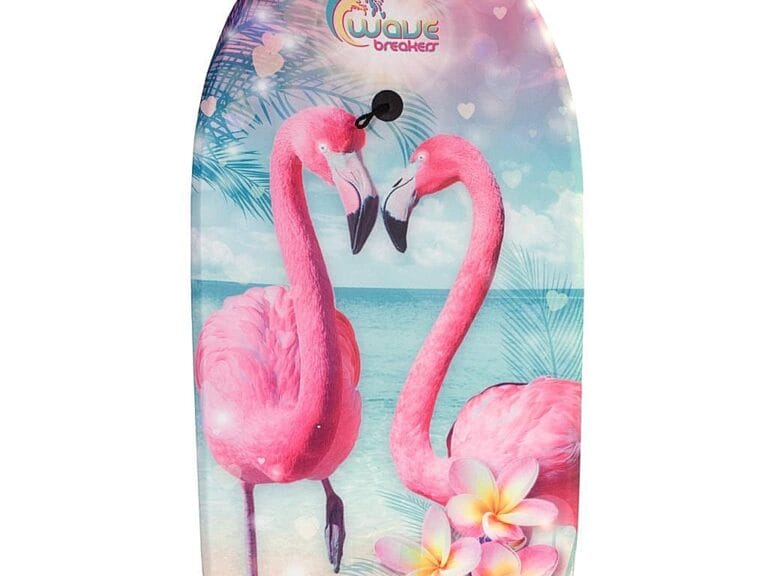 Wave Breakers Bodyboard met Flamingo Print 83 cm
