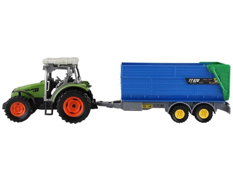 Dutch Farm Tractor met Trailer 1:32