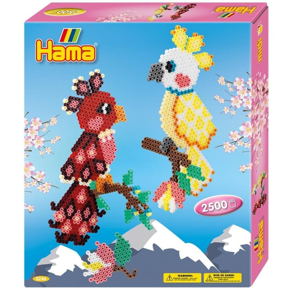 Hama Strijkkralen Papegaaien 2500 Stuks Multicolor