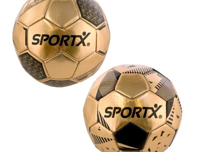 SportX Mini Voetbal Gold Metallic 16cm 160-180gr.