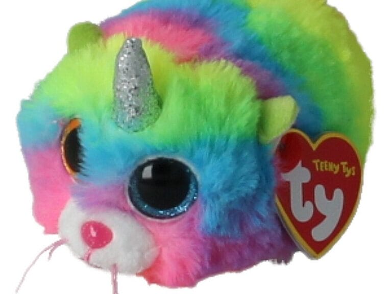 TY Teeny Tys Knuffel Kat Heather 10 cm