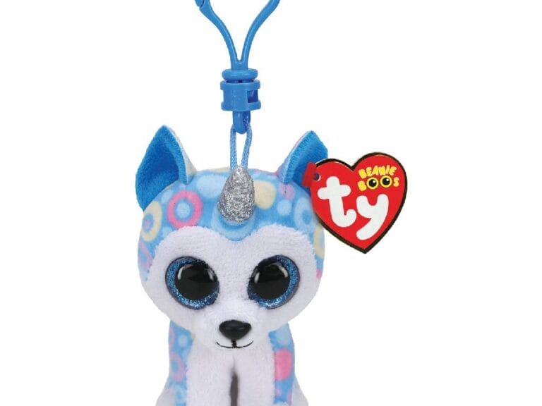 TY Beanie Boos Clip Husky Knuffel Helena 7 cm