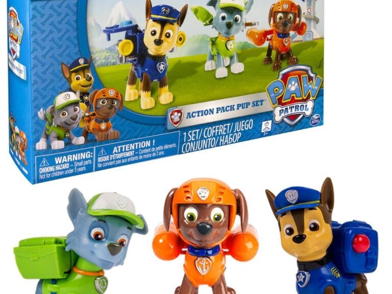 Paw Patrol Action Pack 3 Pups Rockyen Zuma en Chase