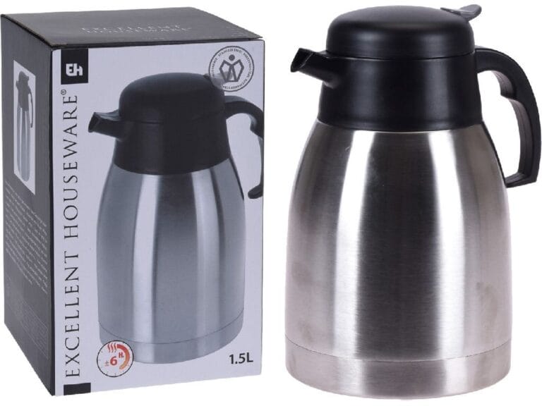 Excellent Houseware Koffiekan Rvs 1500ml