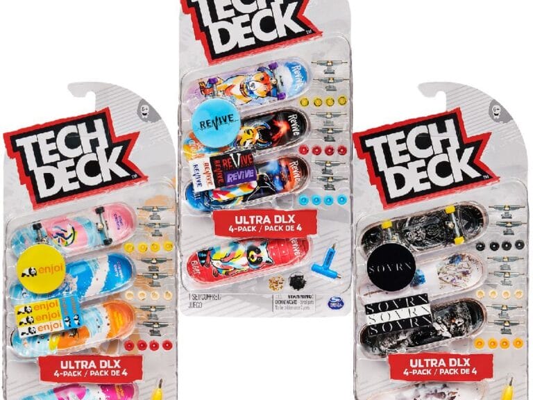 Tech Deck Ultra DLX Fingerboards 4-Pack Assorti