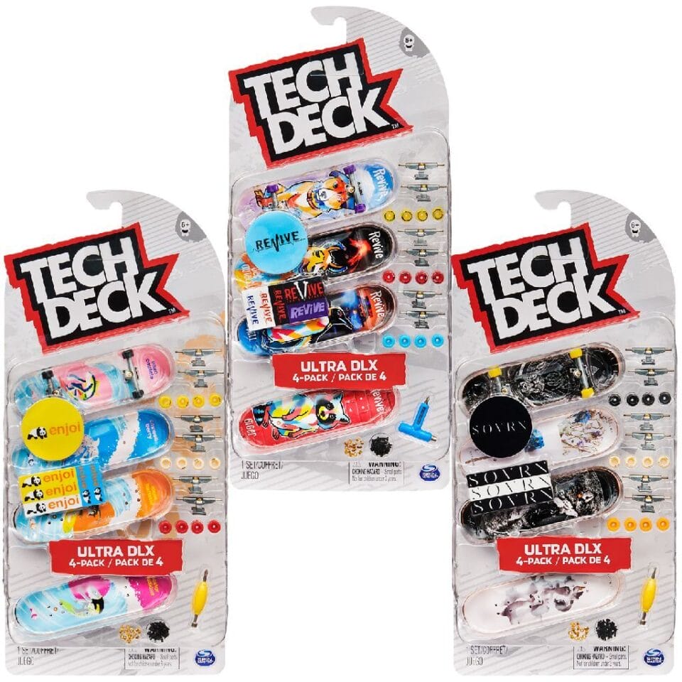 Tech Deck Ultra DLX Fingerboards 4-Pack