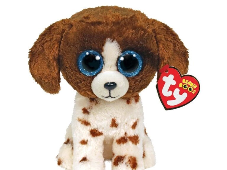 TY Beanie Boos Knuffel Hond Muddles 15 cm