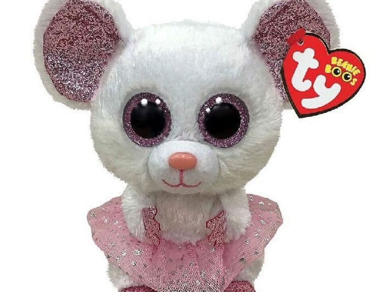 TY Beanie Boos Knuffel Muis Nina 15 cm