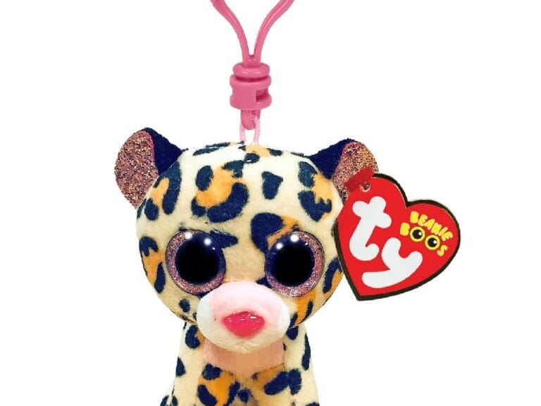 TY Beanie Boos Clip Knuffel Luipaard Livvie 7 cm