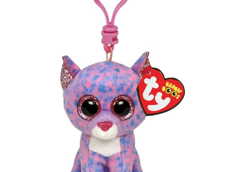 TY Beanie Boos Clip Knuffel Kat Cassidy 7 cm