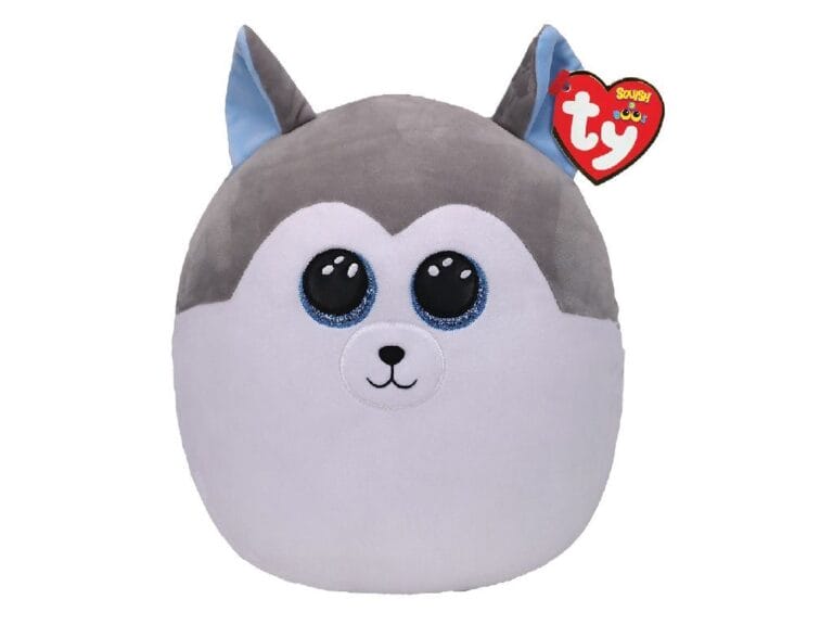 TY Squish A Boo Knuffelkussen Husky Slush 23 cm