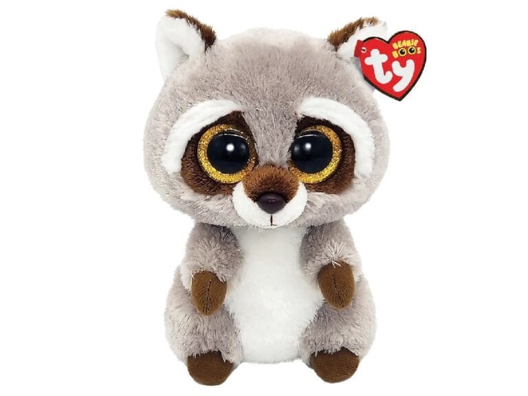 TY Beanie Boos Knuffel Wasbeer Oakie 15 cm