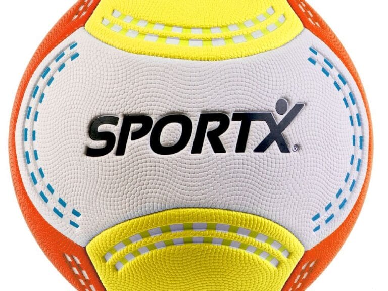 SportX Beach Voetbal 22 cm Oranje/Geel/Wit