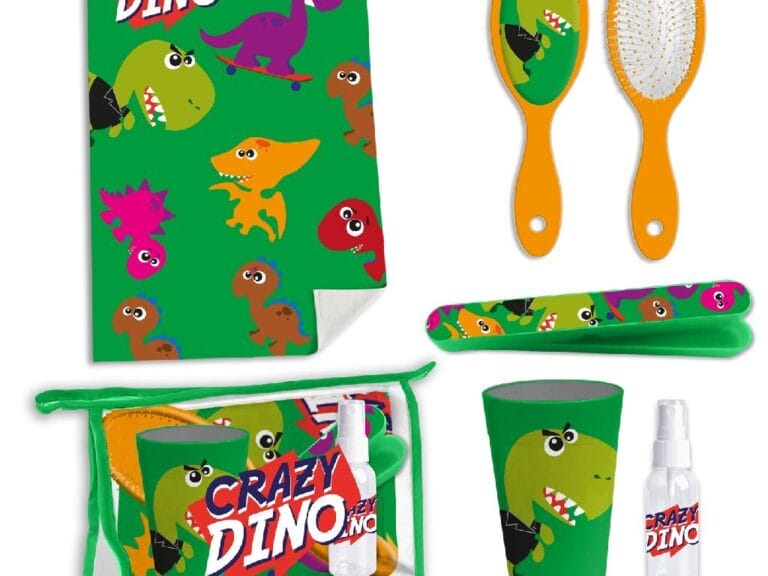 Crazy Dino Toilettas 6-delig