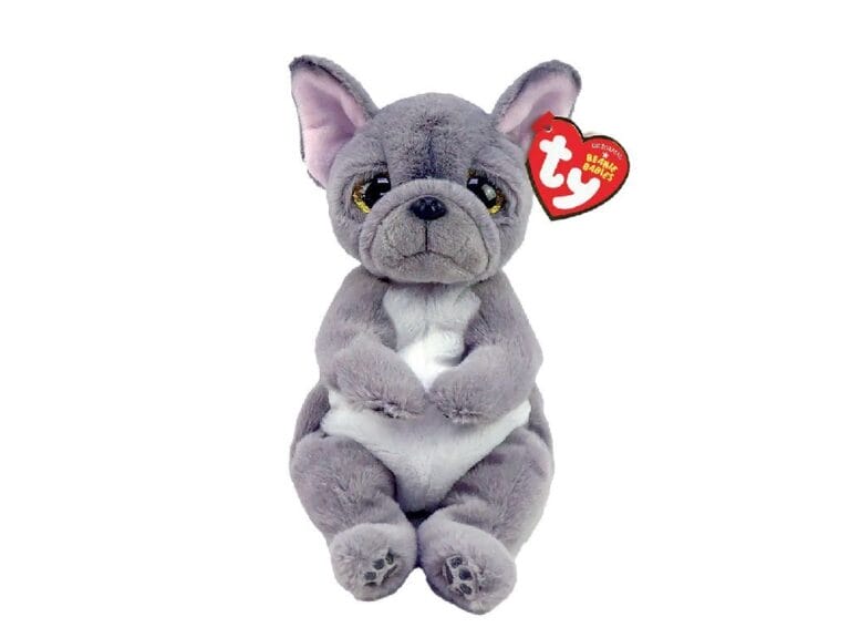 TY Beanie Babies Knuffel Bulldog Wilfred 15 cm