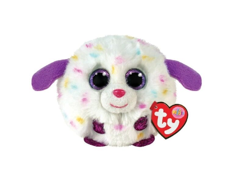 TY Puffies Knuffelbal Lam Munchkin 10 cm