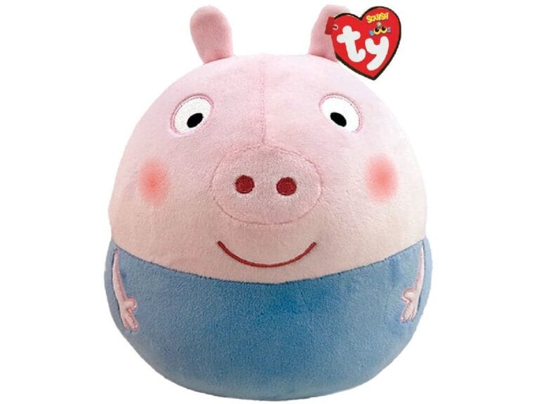 TY Squish A Boo Knuffelkussen Peppa Pig George 20 cm