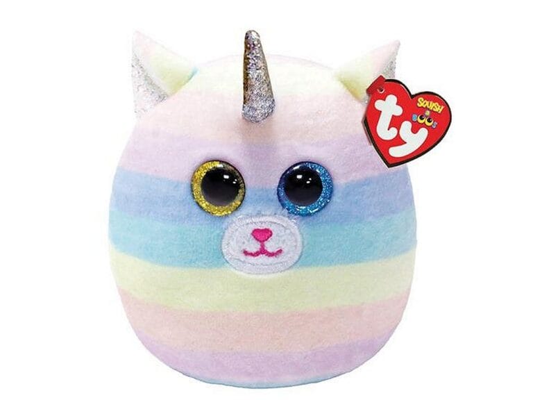 TY Squish A Boo Knuffelkussen Kat Heather 8 cm