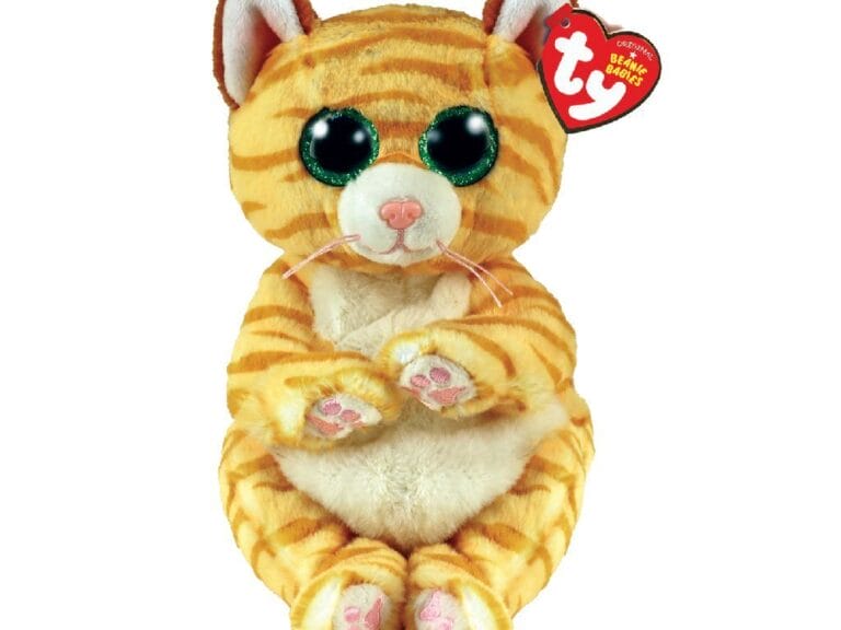 TY Beanie Babies Knuffel Kat Mango 15 cm