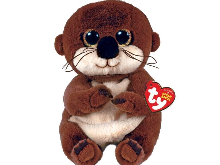 TY Beanie Babies Knuffel Otter Mitch 15 cm