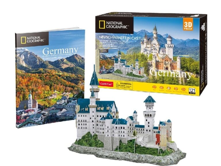 Cubic Fun National Geographic 3D Puzzel Neuschwanstein 121 Stukjes