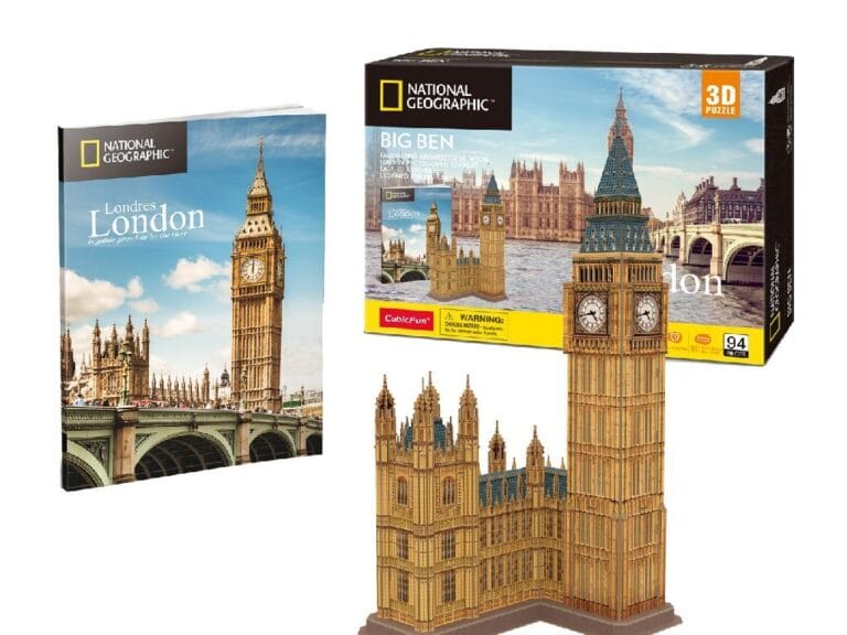 Cubic Fun National Geographic 3D Puzzel Big Ben 94 Stukjes