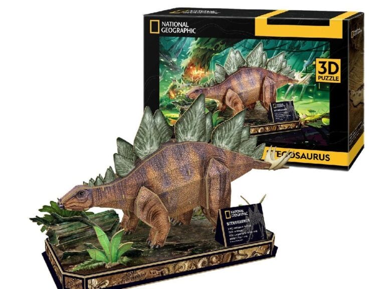 National Geographic Houten 3D Puzzel Stegosaurus 62 Stukjes