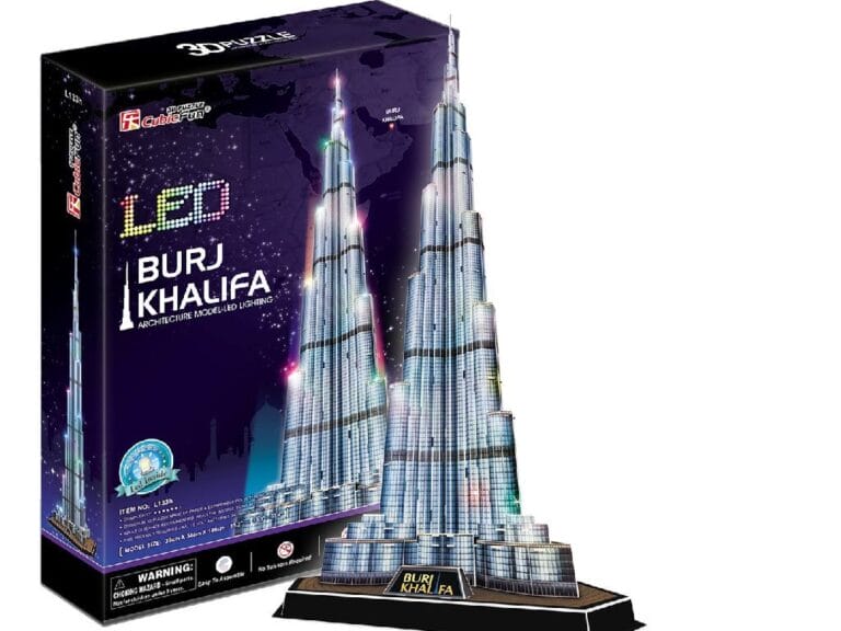 Cubic Fun 3D LED Puzzel Burj Khalifa 136 Stukjes