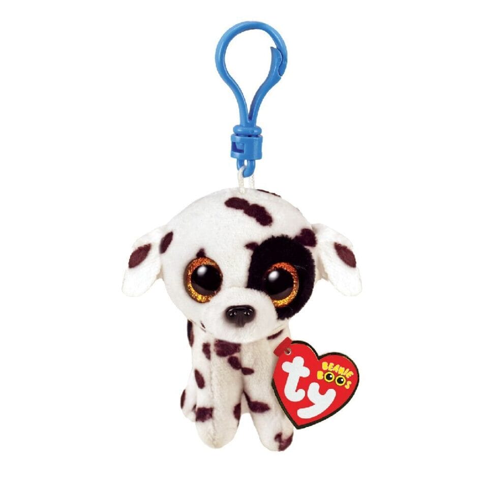 TY Beanie Boos Clip Knuffel Dalmatiër Luther 7 cm