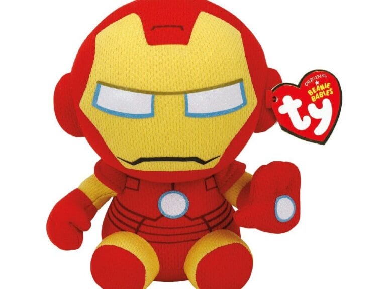 TY Beanie Babies Marvel Knuffel Iron Man 15 cm