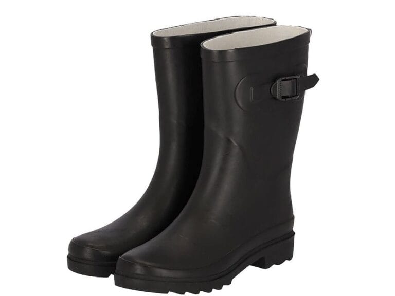 XQ Footwear Dames Regenlaarzen Maat 41 Zwart/Rubber